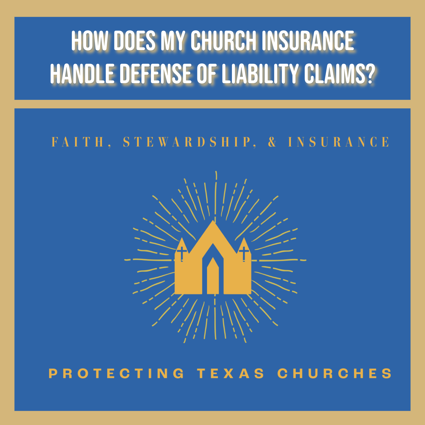 How Does My Church Insurance Handle Defense of Liability Claims?